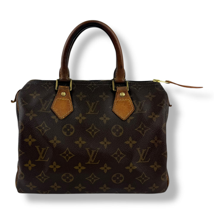 Louis Vuitton Brown Monogram Speedy 25 Handbag