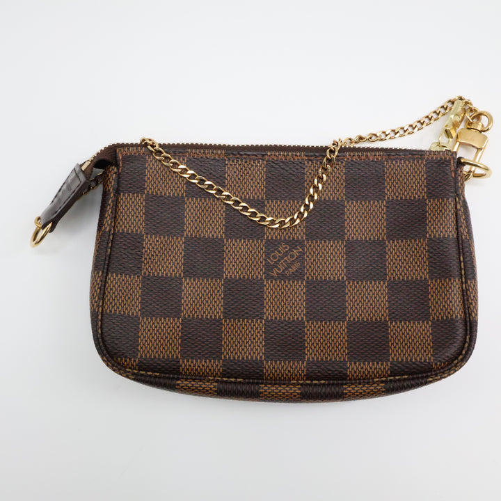 Louis Vuitton Mini Pochette Accessories Damier Ebene