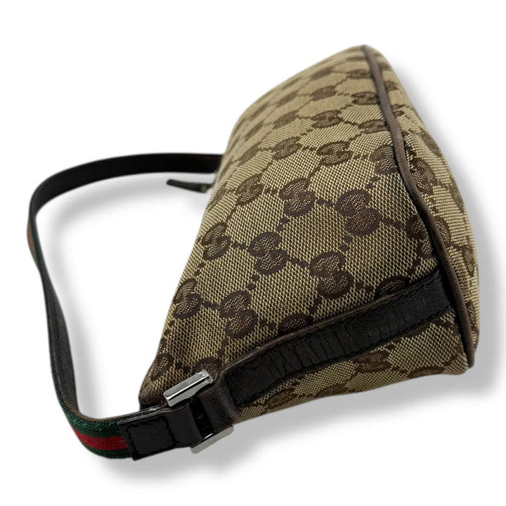 Gucci GG Beige Boat Mini Pochette Handbag