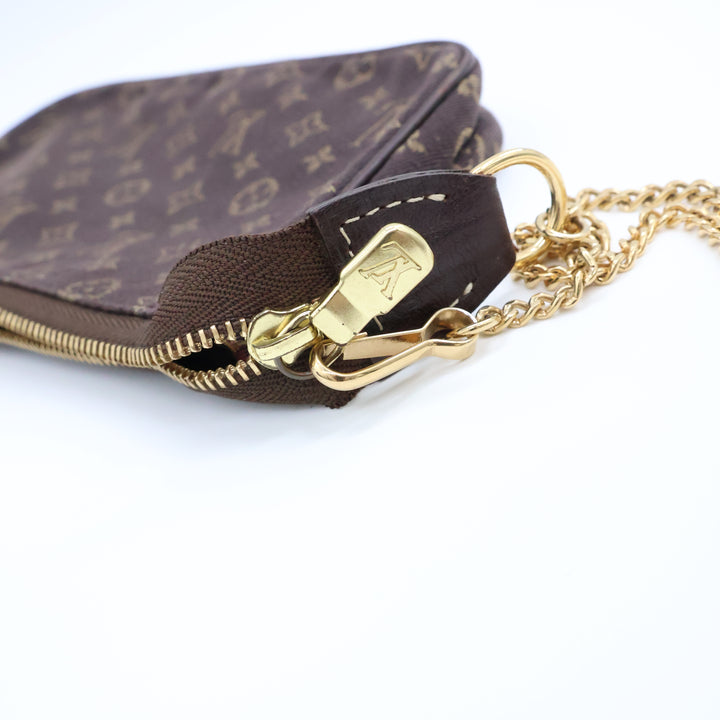 Louis Vuitton Medium Pochette Accessories Lin Monogram Clutch Bag
