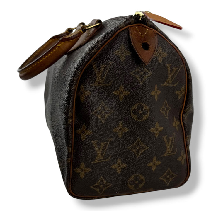 Louis Vuitton Vintage Brown Monogram Speedy 25 Handbag