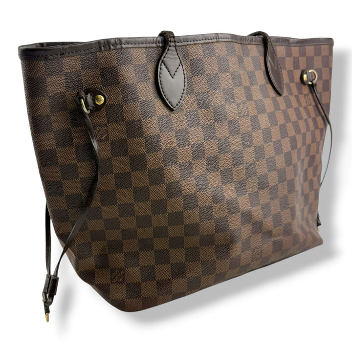 Louis Vuitton Brown Damier Neverfull MM Handbag