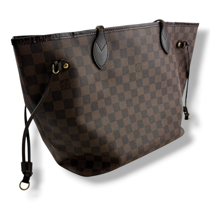 Louis Vuitton Brown Damier Neverfull MM Handbag