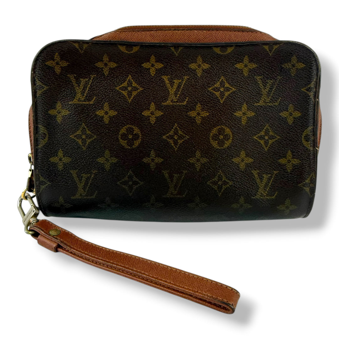 Louis Vuitton Brown Monogram Orsay Clutch Bag