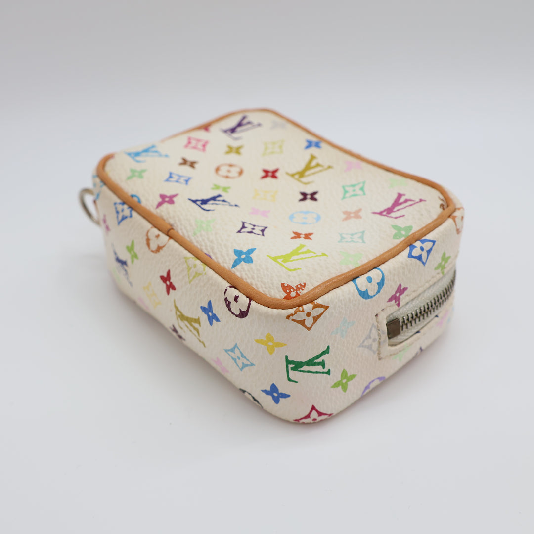 Louis Vuitton White Murakami Wapity PM Pouch