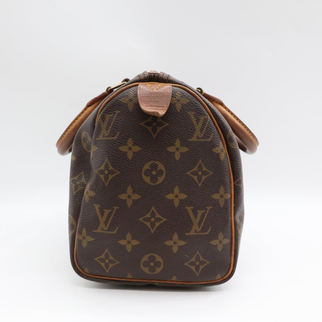 Louis Vuitton Vintage Brown Monogram Speedy 25 Handbag