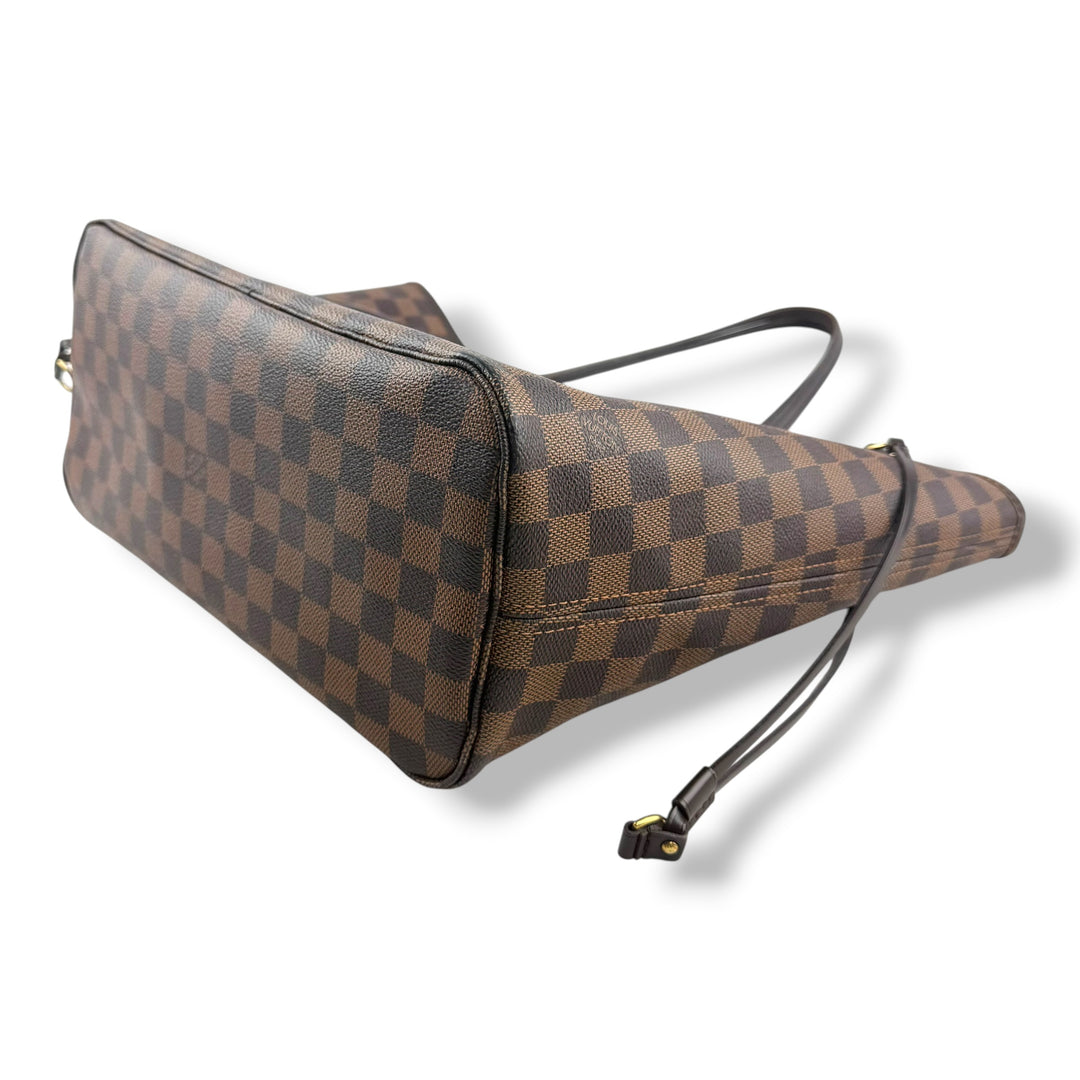 Louis Vuitton Brown Damier Neverfull MM Handbag