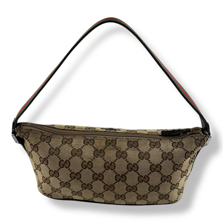 Gucci GG Beige Boat Mini Pochette Handbag