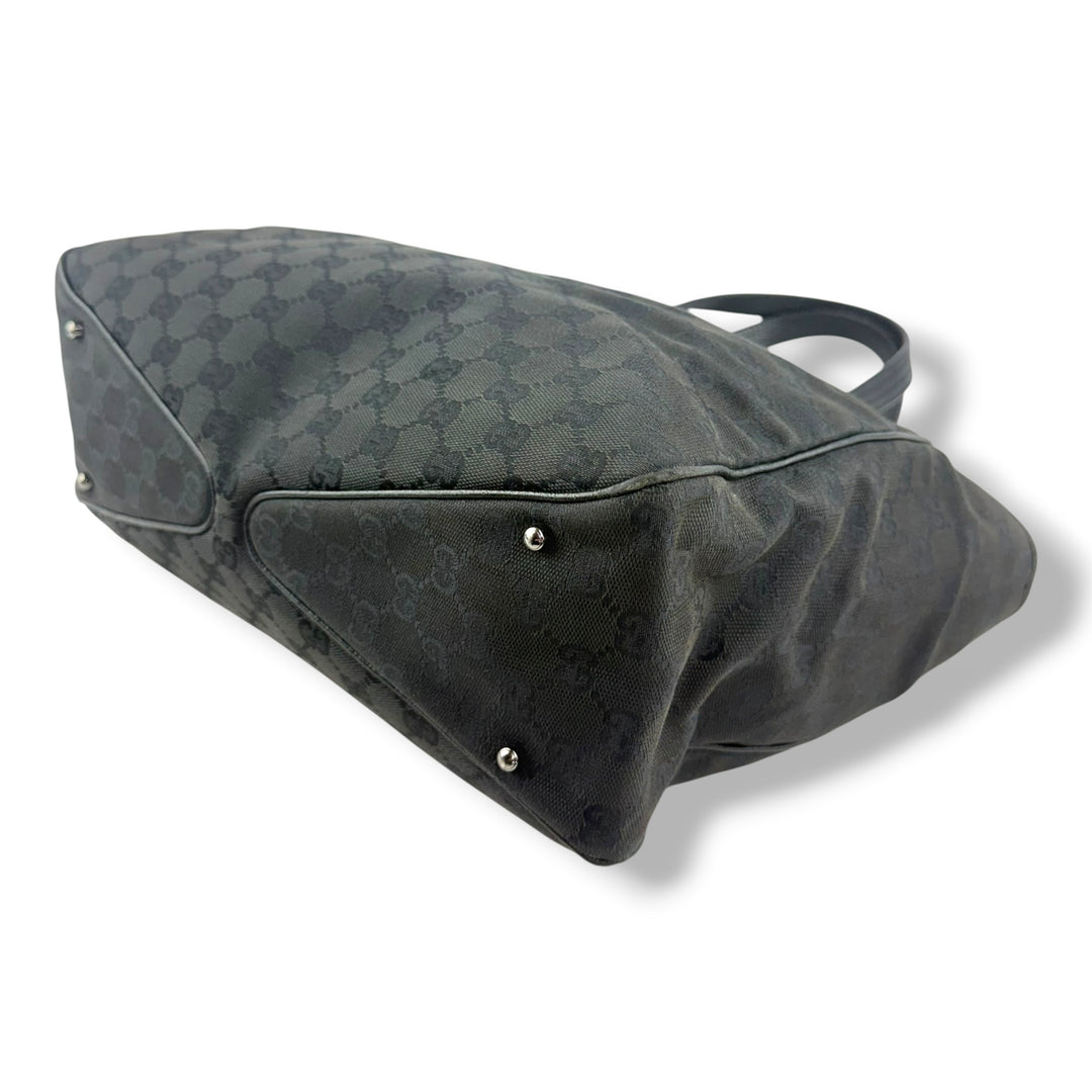 Gucci GG Black Supreme Canvas Tote Bag