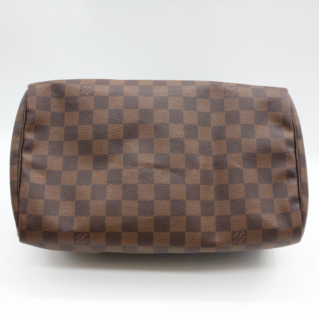 Louis Vuitton Speedy 30 Brown Damier Ebene Handbag