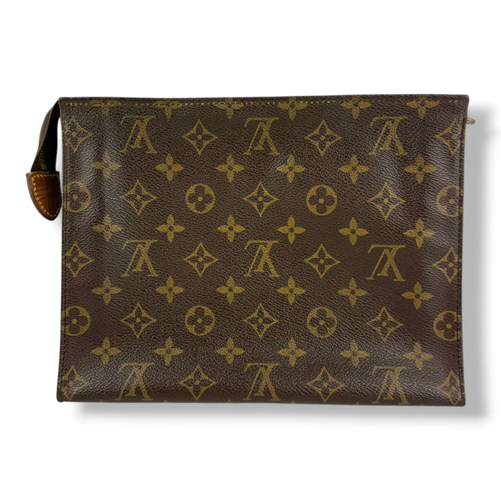 Louis Vuitton Vintage Brown Monogram Toiletry Pouch 26 Bag