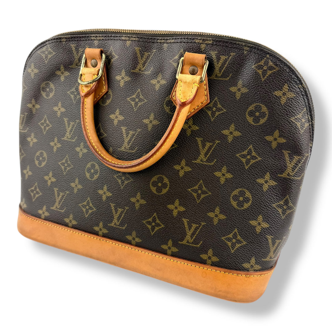 Louis Vuitton Brown Monogram Alma PM Handbag