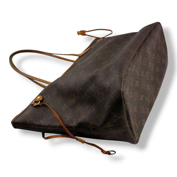 Louis Vuitton Brown Monogram Neverfull MM Handbag