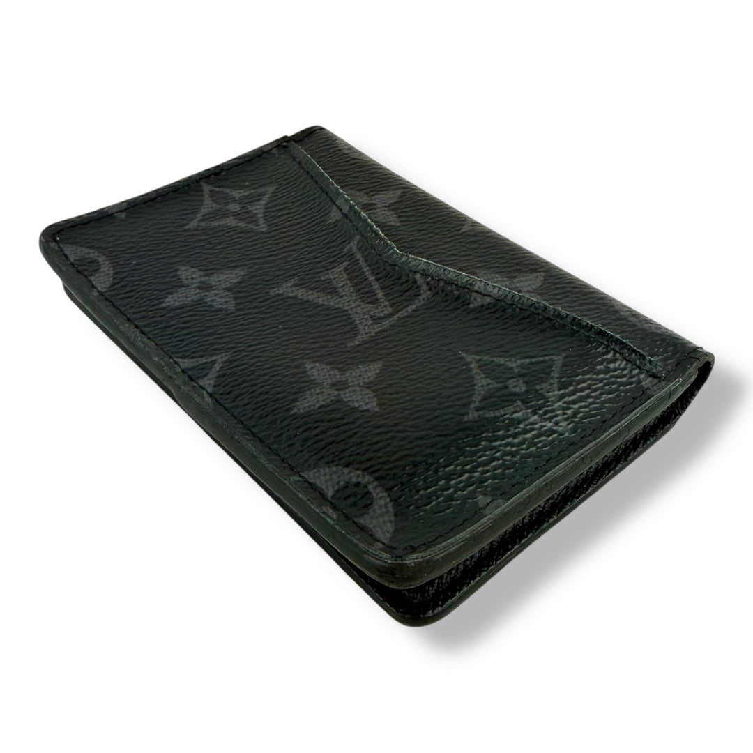 Louis Vuitton Black Monogram Eclipse Pocket Organiser Cardholder Wallet