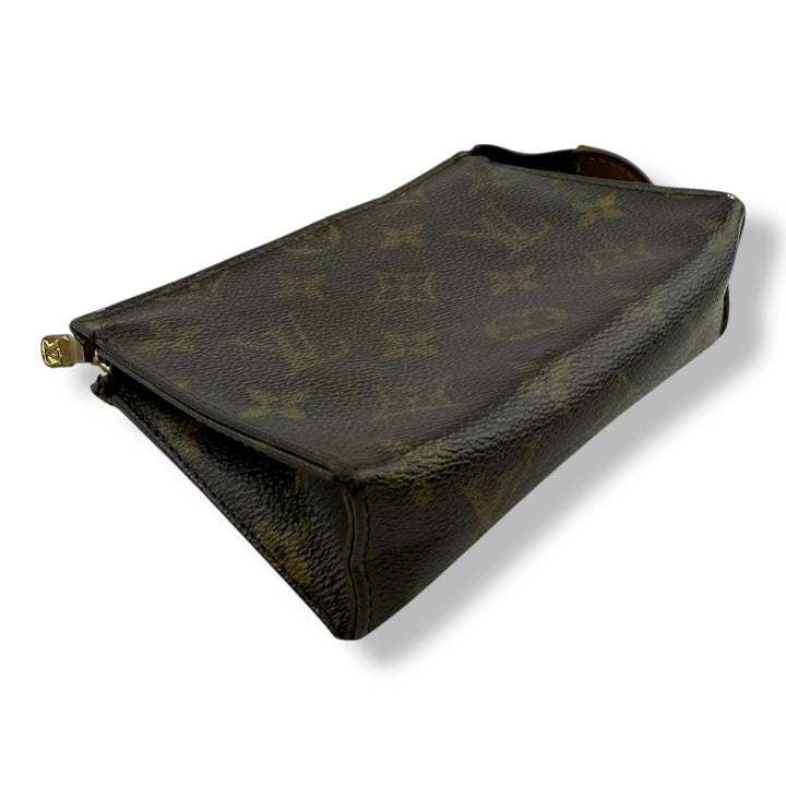 Louis Vuitton Brown Monogram Toiletry Pouch 15 Bag