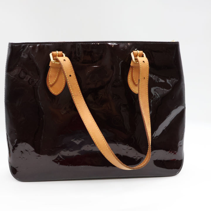 Louis Vuitton Vernis Amarante Brentwood GM Tote Bag Handbag
