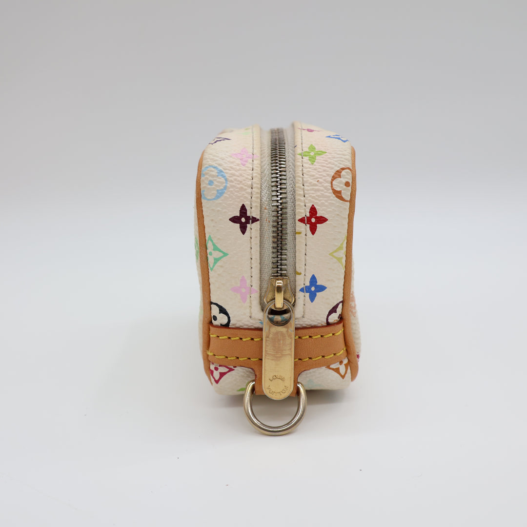 Louis Vuitton White Murakami Wapity PM Pouch