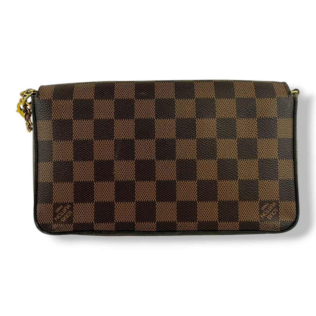 Louis Vuitton Felicie Pochette Brown Damier Handbag