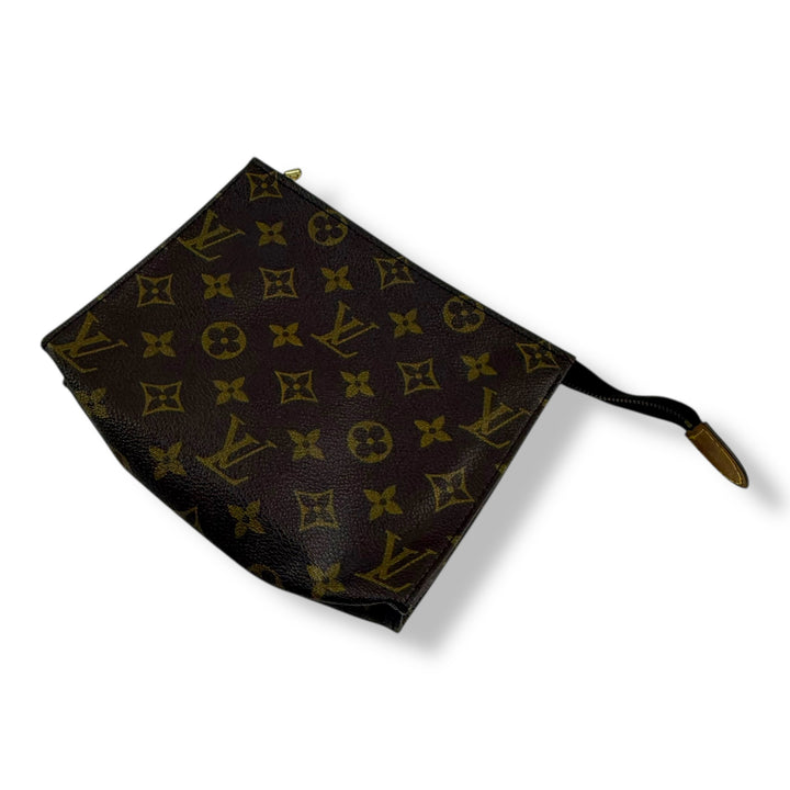 Louis Vuitton Vintage Brown Monogram Toiletry Pouch 19 Bag