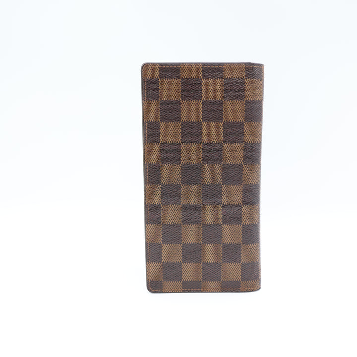 Louis Vuitton Brazza Long Bifold Brown Damier Wallet