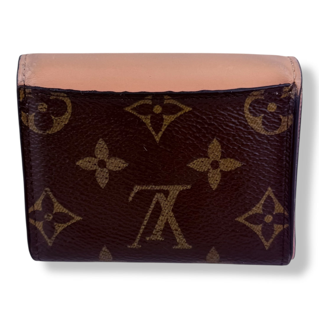 Louis Vuitton Monogram Portefeuille Zoe Rose Ballerine Tri-fold Wallet