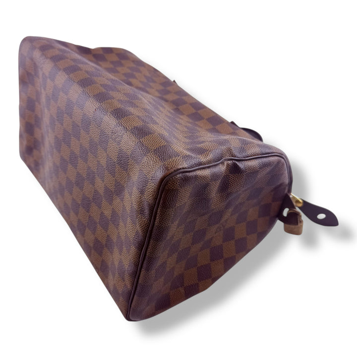 Louis Vuitton Speedy 30 Brown Damier Ebene Handbag