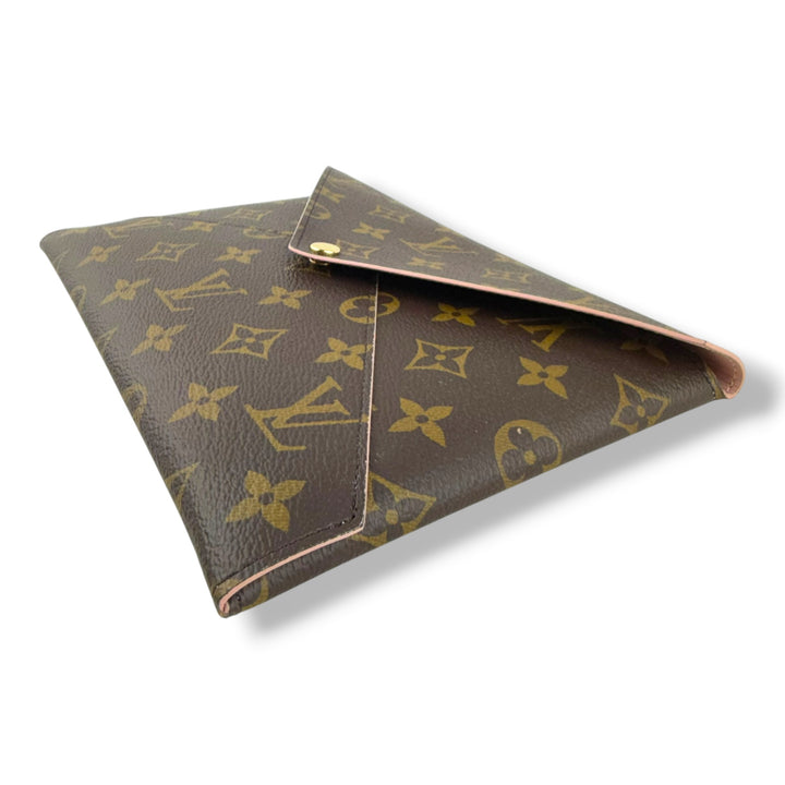 Louis Vuitton Brown Monogram Kirigami Clutch Pouch