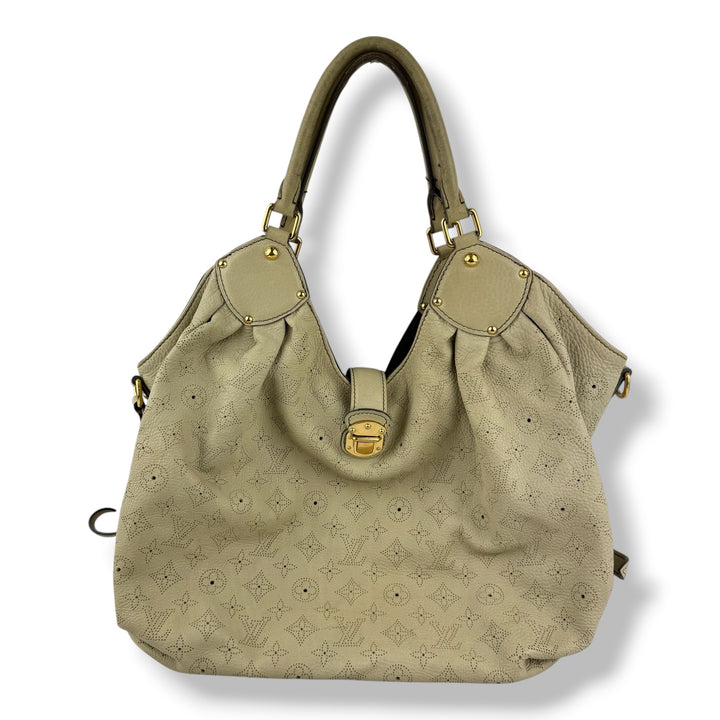 Louis Vuitton Monogram Olive Mahina Leather Surya Tote Bag