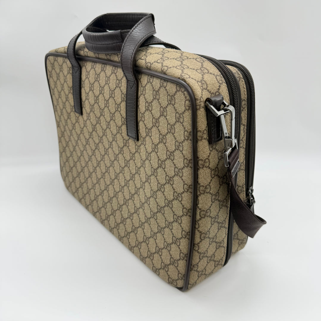 Gucci GG Supreme Canvas Business Bag Briefcase 2-Way