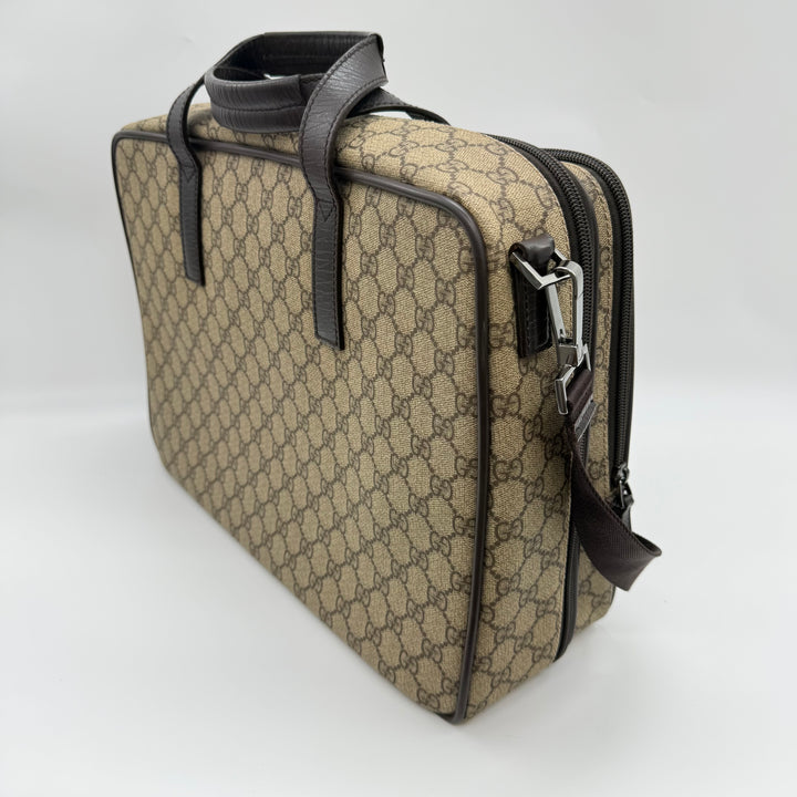 Gucci GG Supreme Canvas Business Bag Briefcase 2-Way