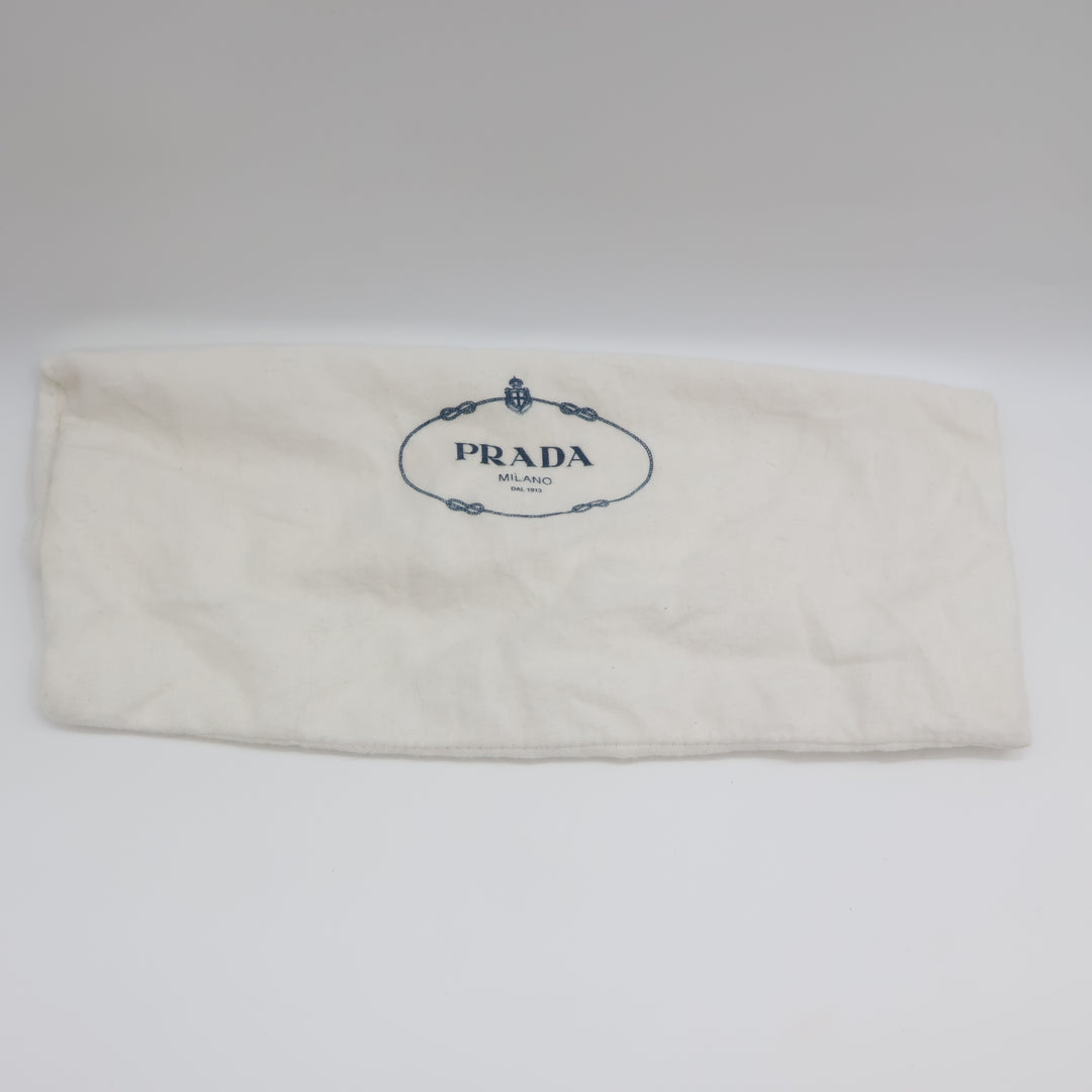 Prada Beige Nylon Re-Nylon Re-Edition 2000 Pochette Handbag