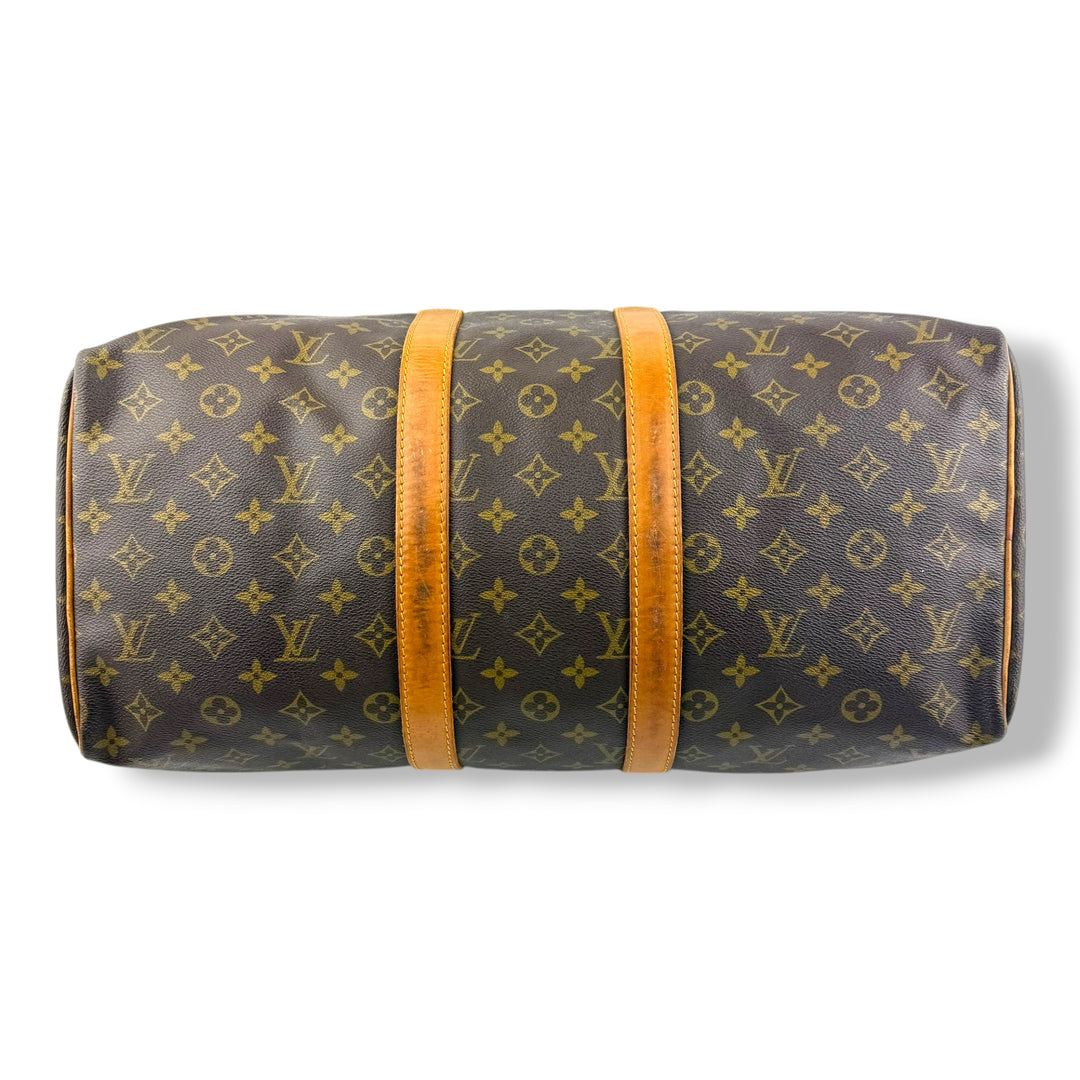 Louis Vuitton Vintage Brown Monogram 45 Keepall Duffle Bag