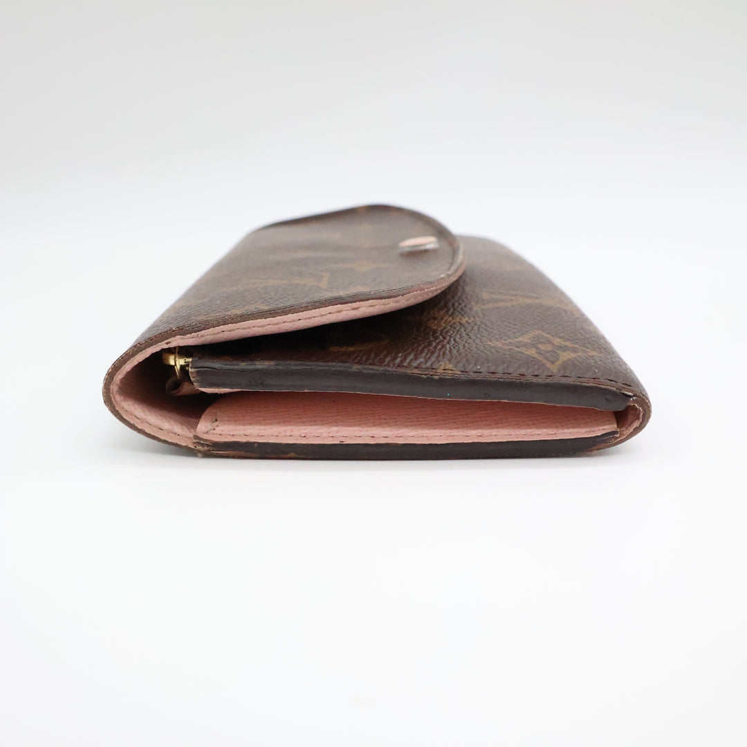 Louis Vuitton Emilie Brown Monogram Femme Wallet