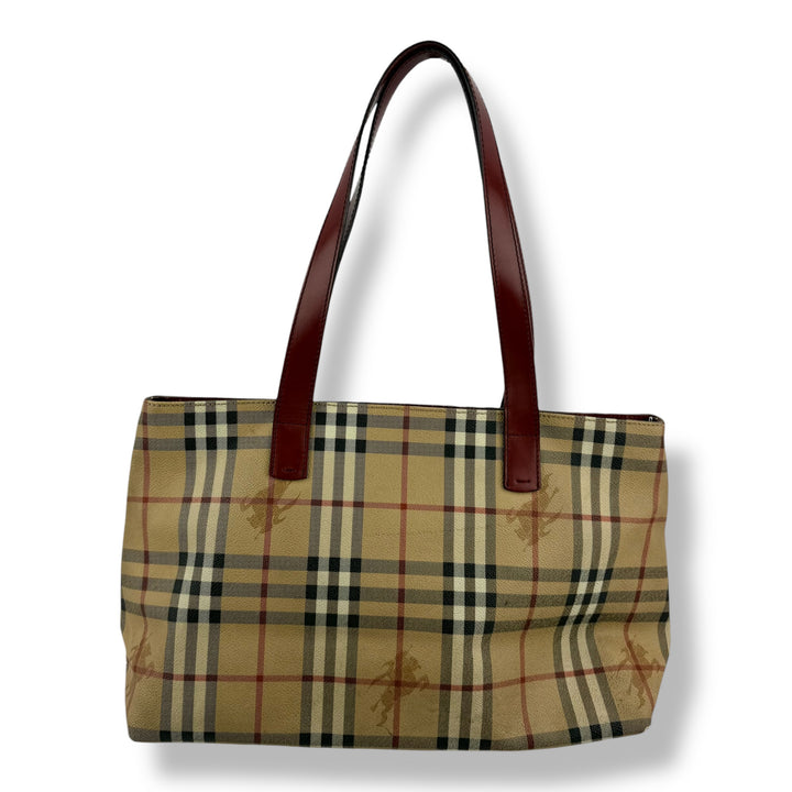 Burberry Nova Check Beige Shoulder Handbag