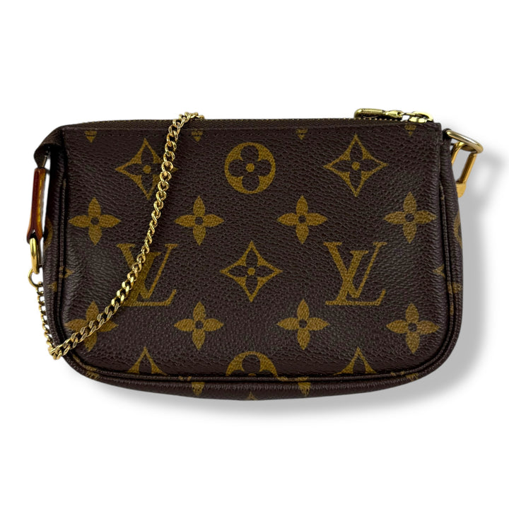 Louis Vuitton Mini Pochette Accessories Brown Monogram Bag