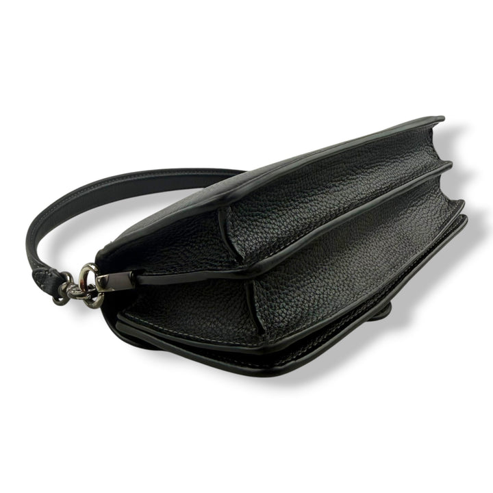 Coach Tabby 20 Black Leather Handbag