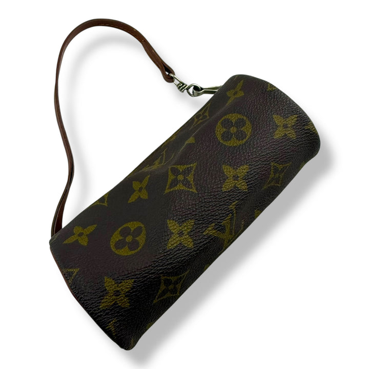 Louis Vuitton Vintage Brown Monogram Mini Papillon Pouch
