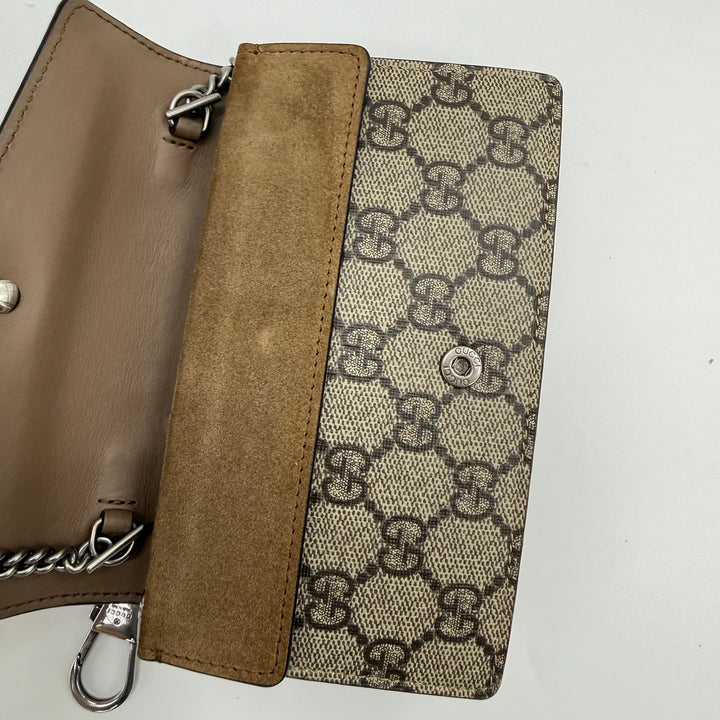 Gucci GG Dionysus Beige Super Mini Handbag