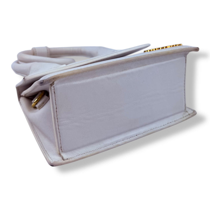 Jacquemus Le Chiquito Noeud White Crossbody Handbag