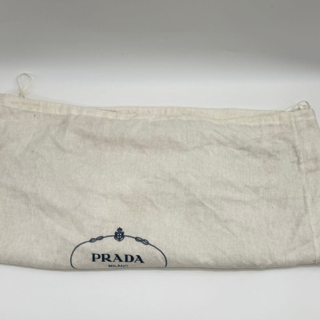 Prada Brown Vitello Tote Handbag