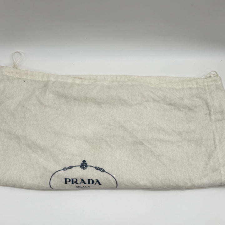 Prada Brown Vitello Tote Handbag