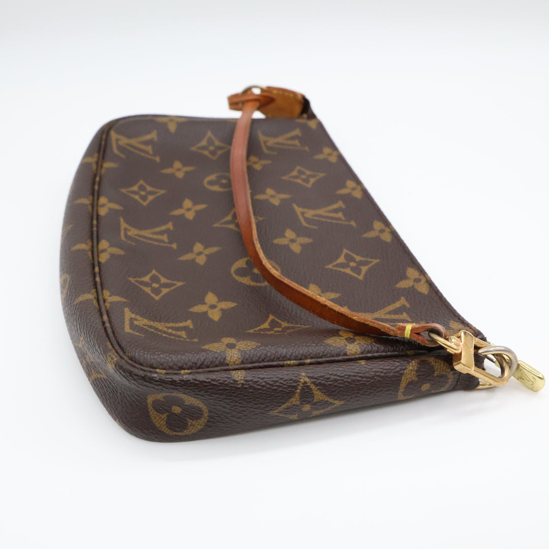 Louis Vuitton Pochette Accessories Brown Monogram Clutch Bag