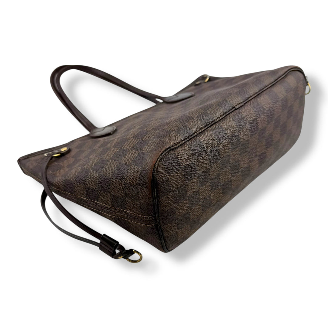 Louis Vuitton Brown Damier Neverfull PM Handbag
