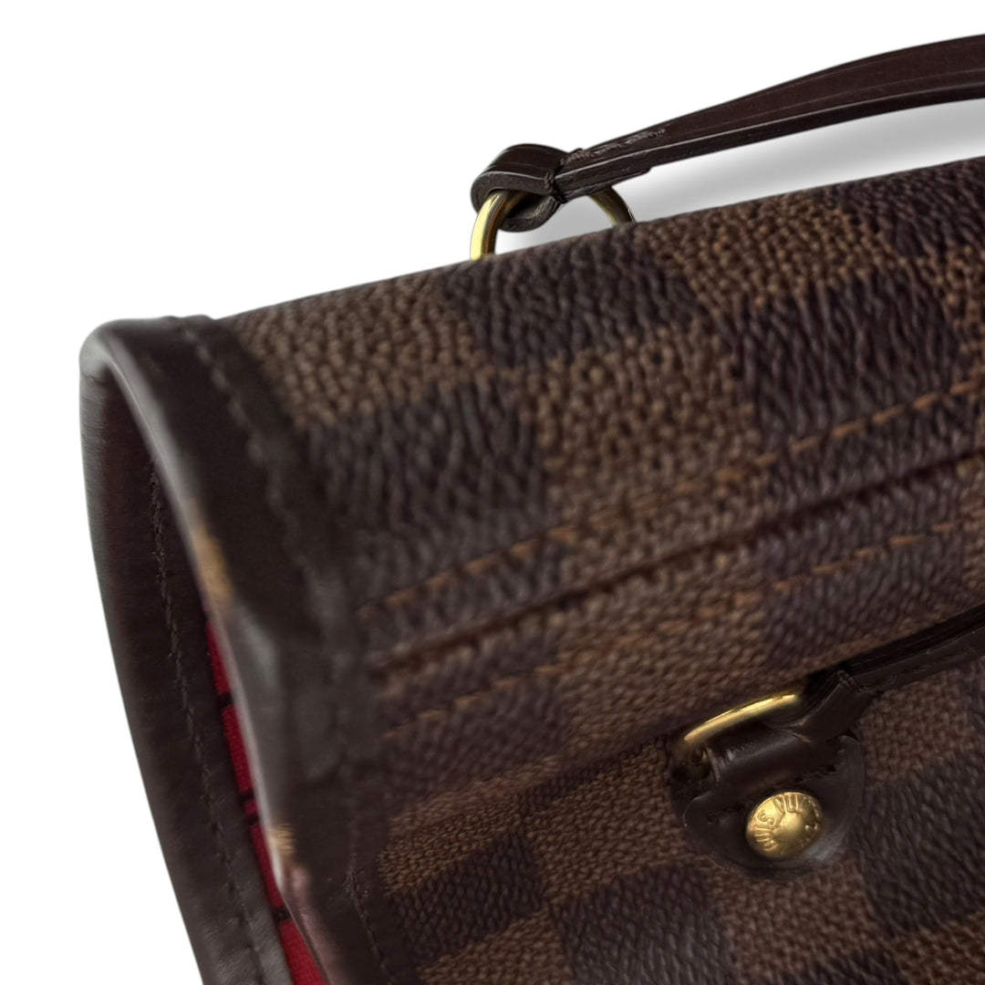 Louis Vuitton Brown Damier Neverfull MM Handbag