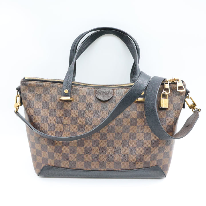 Louis Vuitton Damier Ebene Brown Hyde Park Bandouliere Handbag