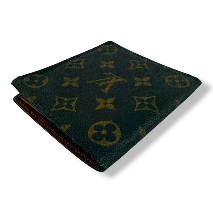 Louis Vuitton Vintage Bifold Brown Monogram Wallet 7761