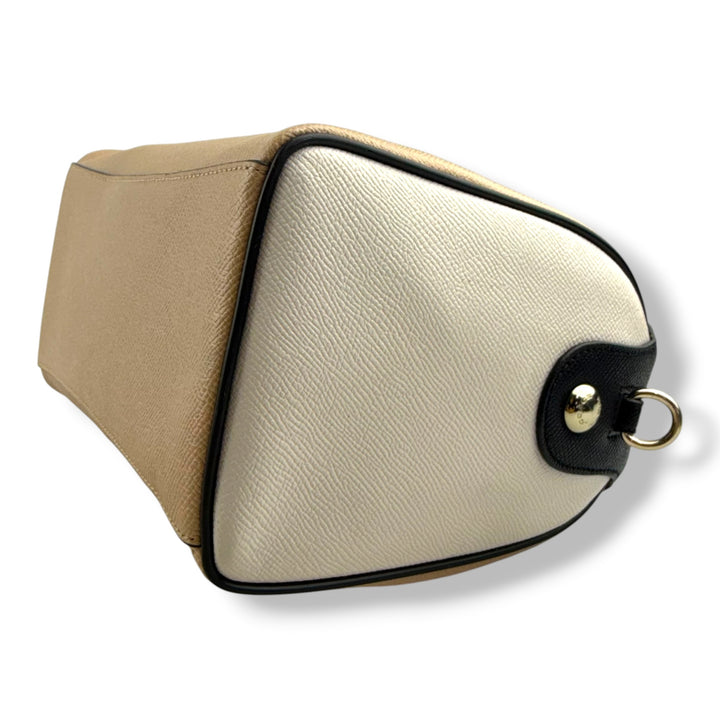 Coach Mini Bennett Beige Satchel Handbag