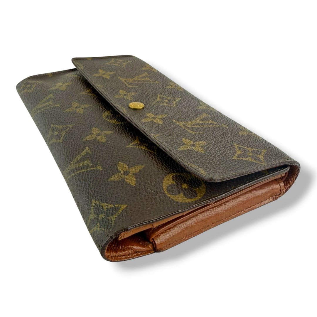 Louis Vuitton Trifold Brown Monogram Femme Wallet