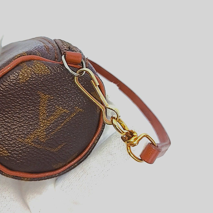 Louis Vuitton Vintage Brown Monogram Mini Papillon Pouch