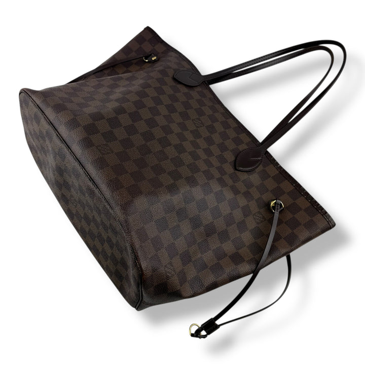 Louis Vuitton Brown Damier Neverfull MM Handbag